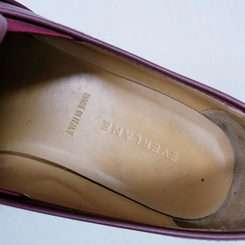 🌸‎ Everlane | Mahogany Leather Slip Ons